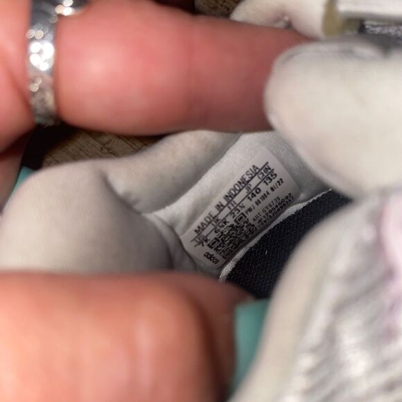 ADIDAS Racer TR21I Cloud White/Almost Pink/Blue Tint GY6739 Toddler shoe 7K - Picture 6 of 10